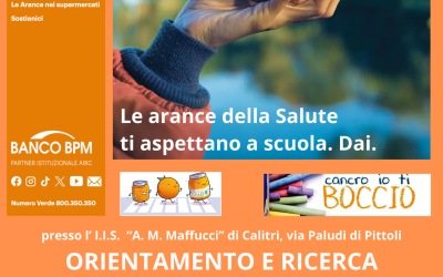 Circolare n.69 – Iniziativa Cancro Io Ti Boccio – Incontro con i ricercatori AIRC